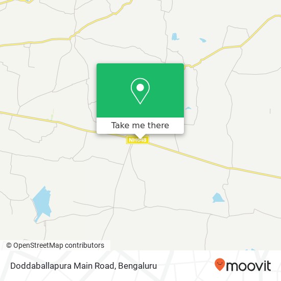 Doddaballapura Main Road map