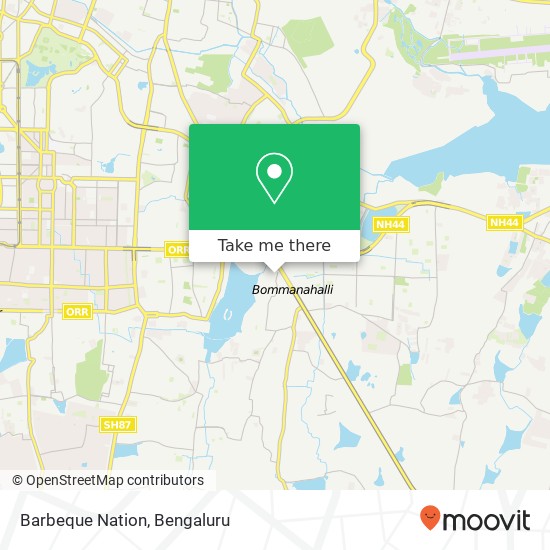 Barbeque Nation map