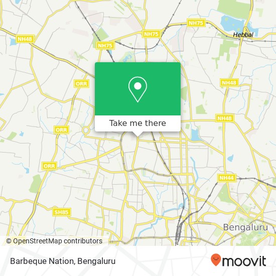 Barbeque Nation map