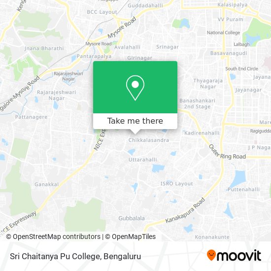 Sri Chaitanya Pu College map