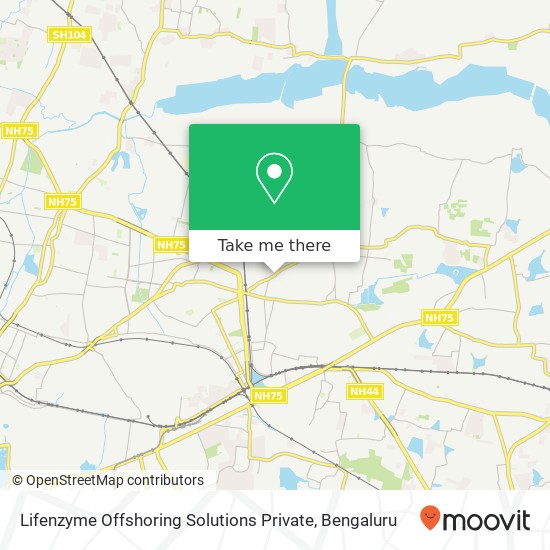 Lifenzyme Offshoring Solutions Private map