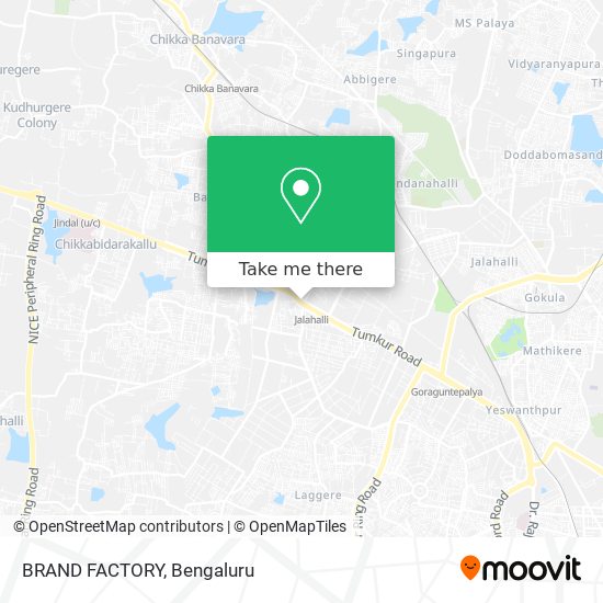 BRAND FACTORY map