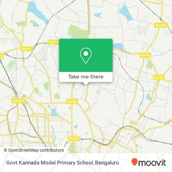 Govt Kannada Model Primary School map