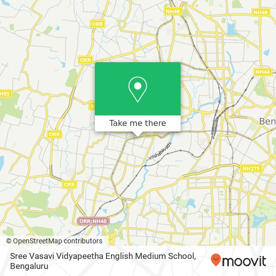 Sree Vasavi Vidyapeetha English Medium School map