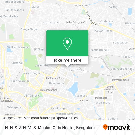 H. H. S. & H. M. S. Muslim Girls Hostel map