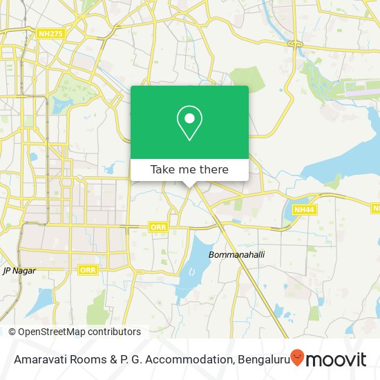 Amaravati Rooms & P. G. Accommodation map