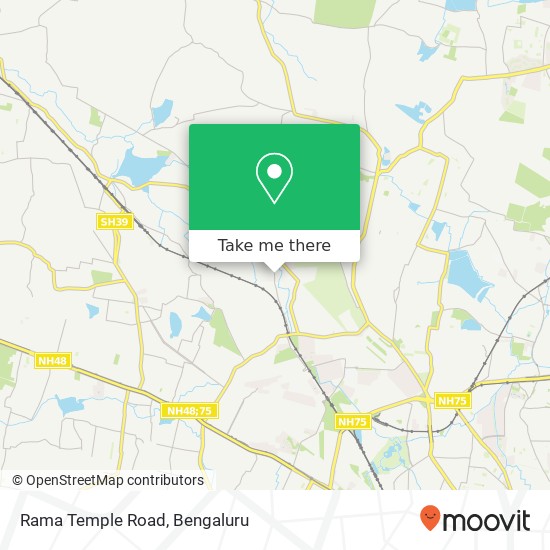 Rama Temple Road map