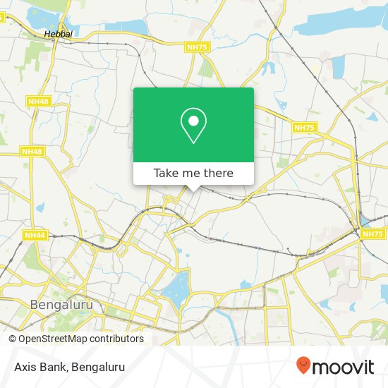 Axis Bank map