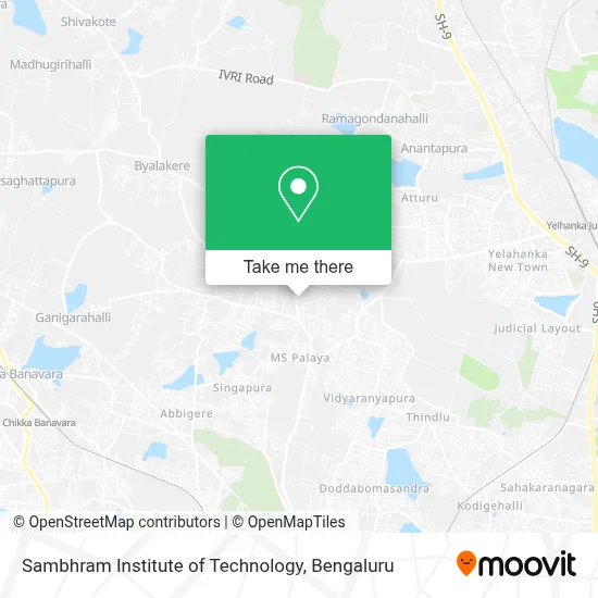 Sambhram Institute of Technology map