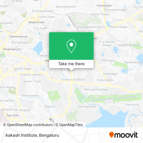 Aakash Institute map