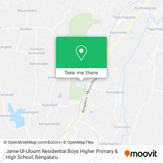 Jame-Ul-Uloom Residential Boys Higher Primary & High School map