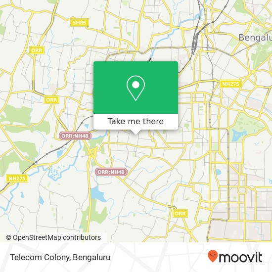 Telecom Colony map