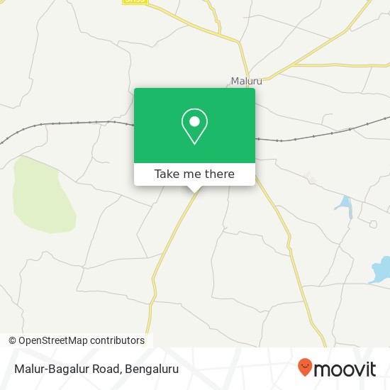 Malur-Bagalur Road map