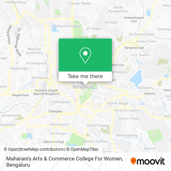 Maharani's Arts & Commerce College For Women map