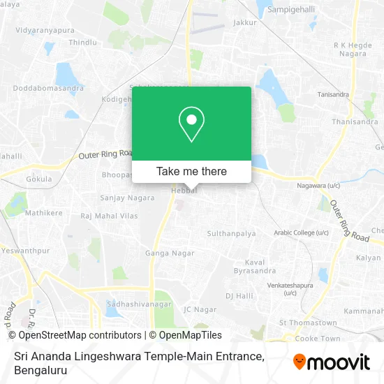 Sri Ananda Lingeshwara Temple-Main Entrance map