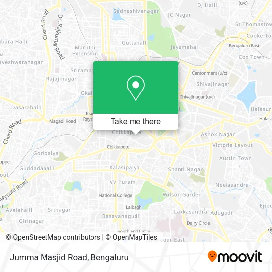 Jumma Masjid Road map