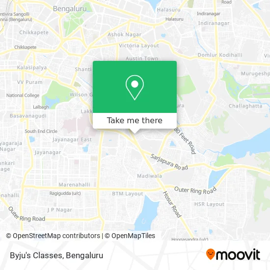 Byju's Classes map