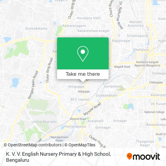 K. V. V. English Nursery Primary & High School map