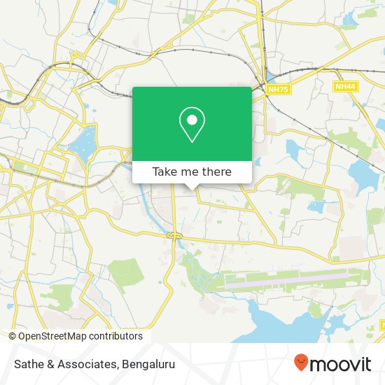 Sathe & Associates map