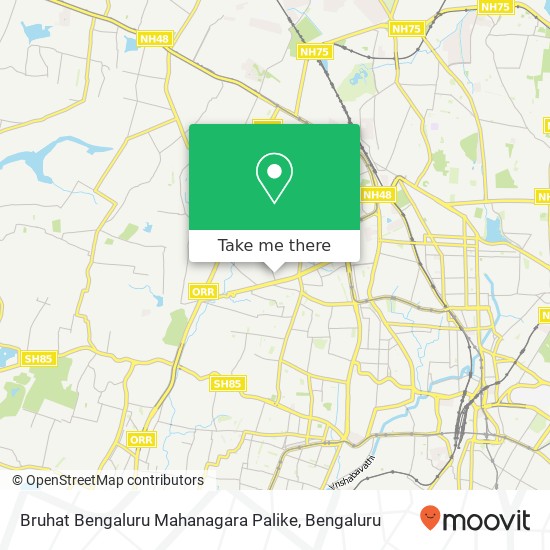 Bruhat Bengaluru Mahanagara Palike map