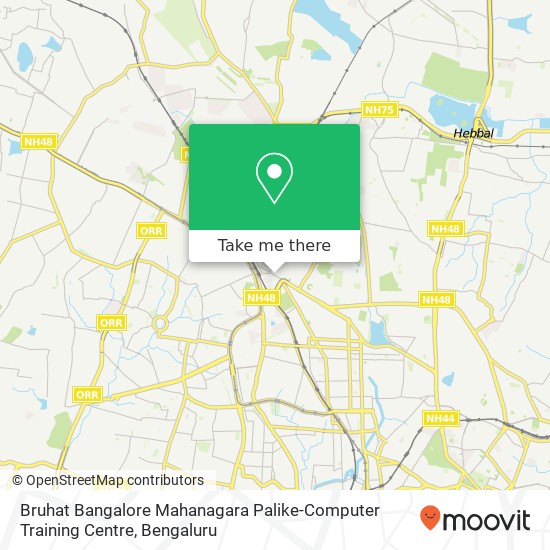 Bruhat Bangalore Mahanagara Palike-Computer Training Centre map