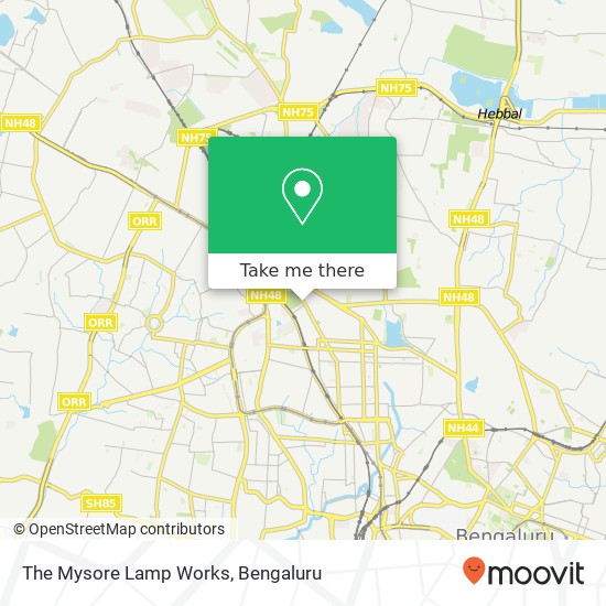 The Mysore Lamp Works map