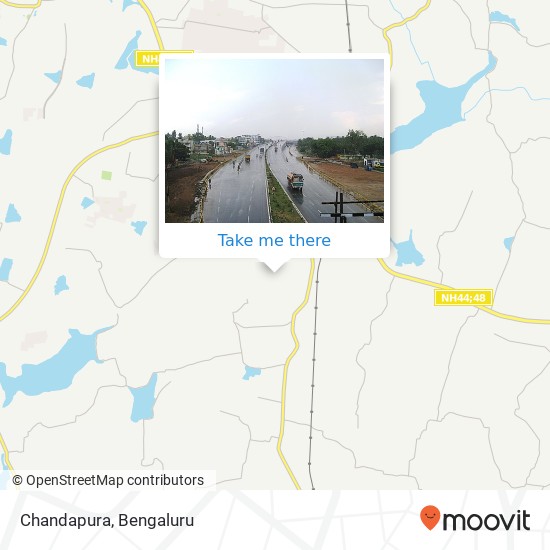 Chandapura map