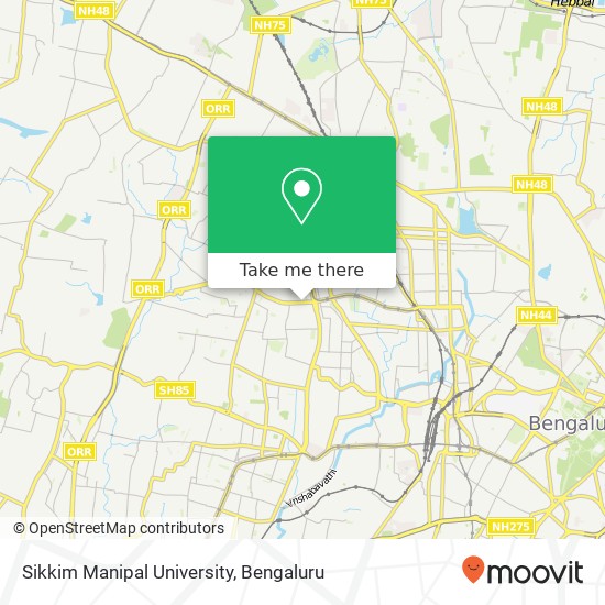 Sikkim Manipal University map