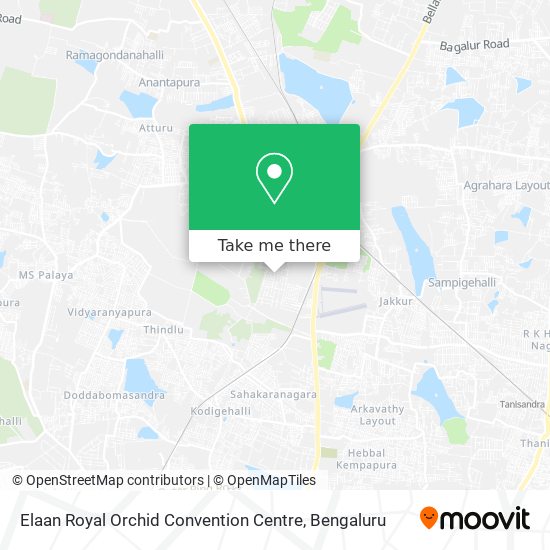 Elaan Royal Orchid Convention Centre map