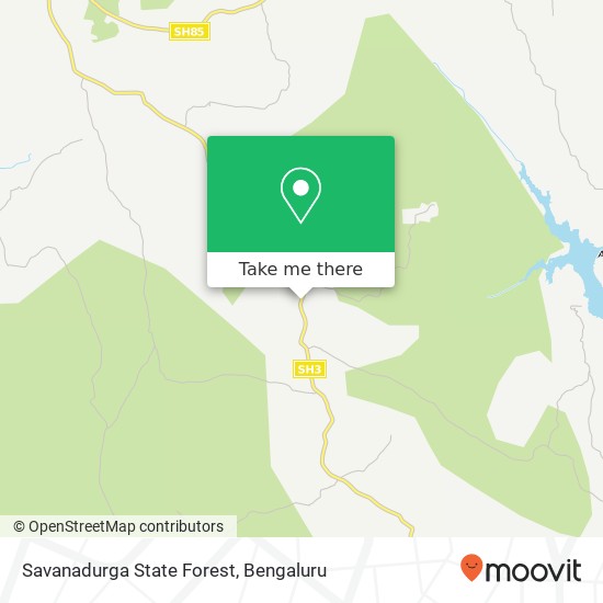 Savanadurga State Forest map