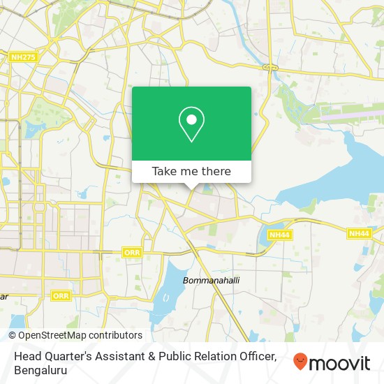 Head Quarter's Assistant & Public Relation Officer map