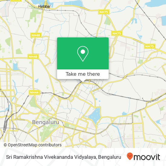 Sri Ramakrishna Vivekananda Vidyalaya map