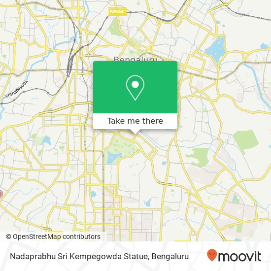 Nadaprabhu Sri Kempegowda Statue map