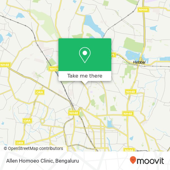 Allen Homoeo Clinic map