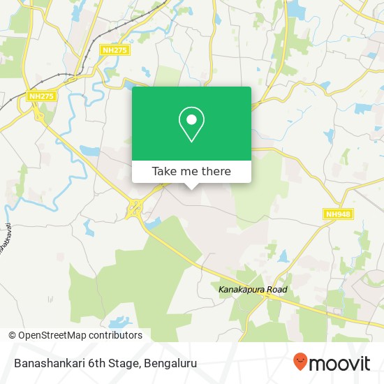 Banashankari 6th Stage map