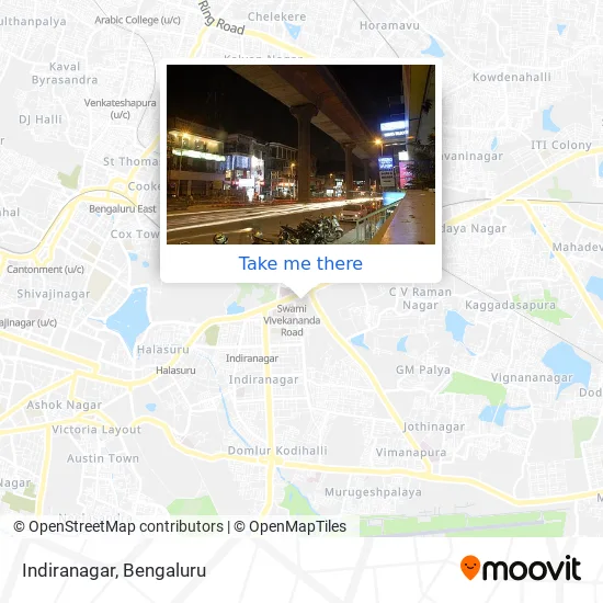 Indiranagar map
