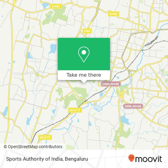 Sports Authority of India map