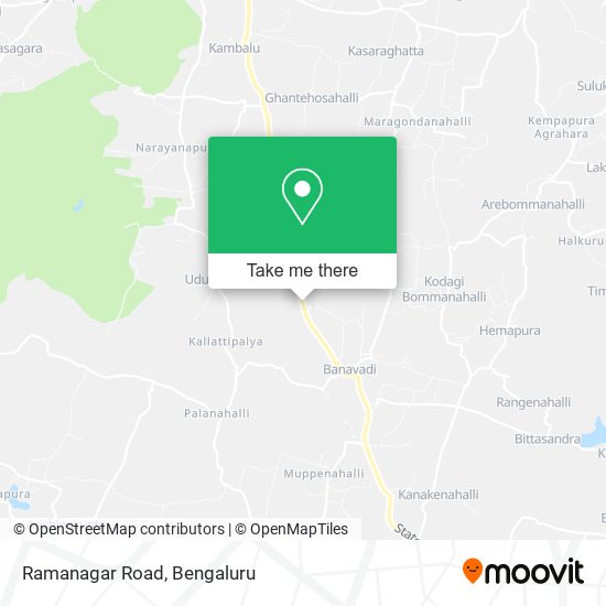 Ramanagar Road map