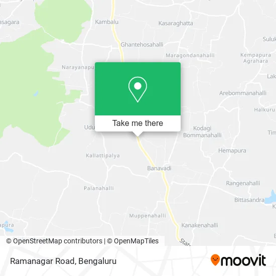 Ramanagar Road map