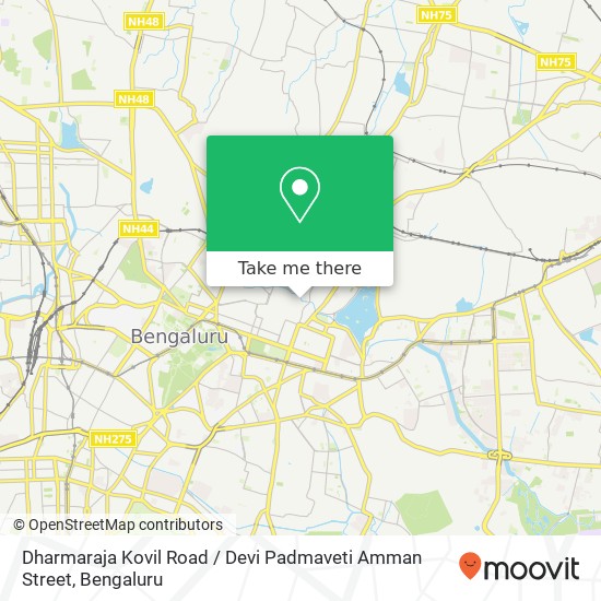 Dharmaraja Kovil Road / Devi Padmaveti Amman Street map