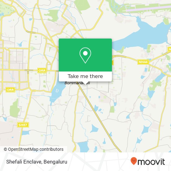 Shefali Enclave map
