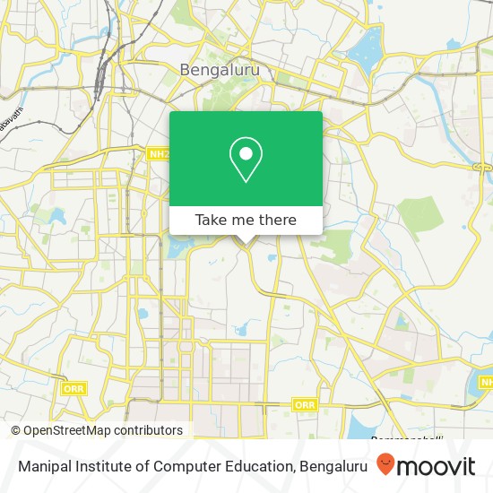 Manipal Institute of Computer Education map