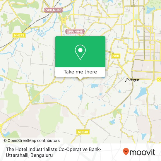 The Hotel Industrialists Co-Operative Bank-Uttarahalli map