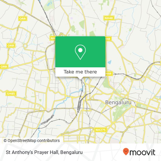 St Anthony's Prayer Hall map