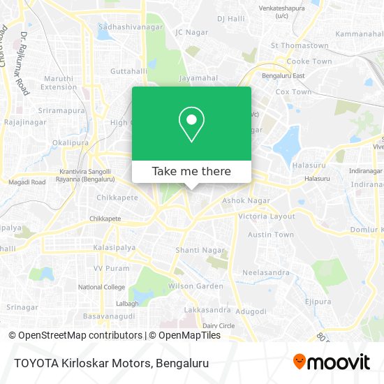 TOYOTA Kirloskar Motors map