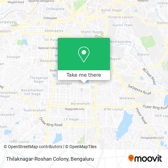 Thilaknagar-Roshan Colony map