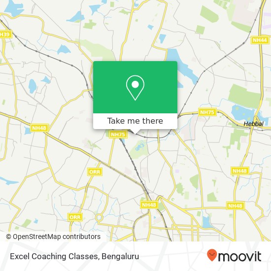 Excel Coaching Classes map