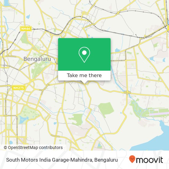 South Motors India Garage-Mahindra map