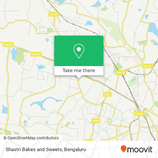 Shastri Bakes and Sweets map