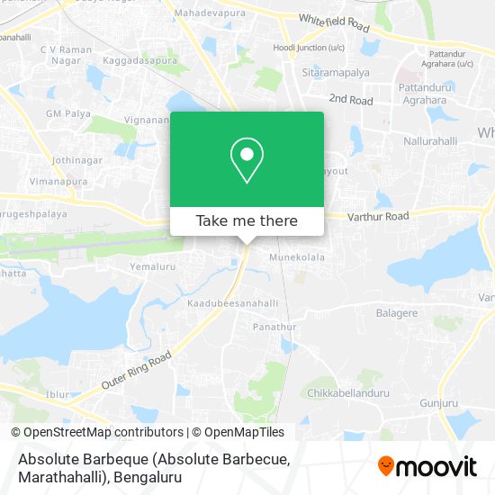 Absolute Barbeque (Absolute Barbecue, Marathahalli) map